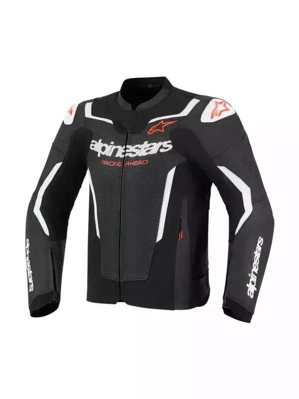 Miesten MP-nahkatakki Alpinestars GP Force v2 Airflow, musta/valkoinen - MP Nahkatakit - D520439 - 1