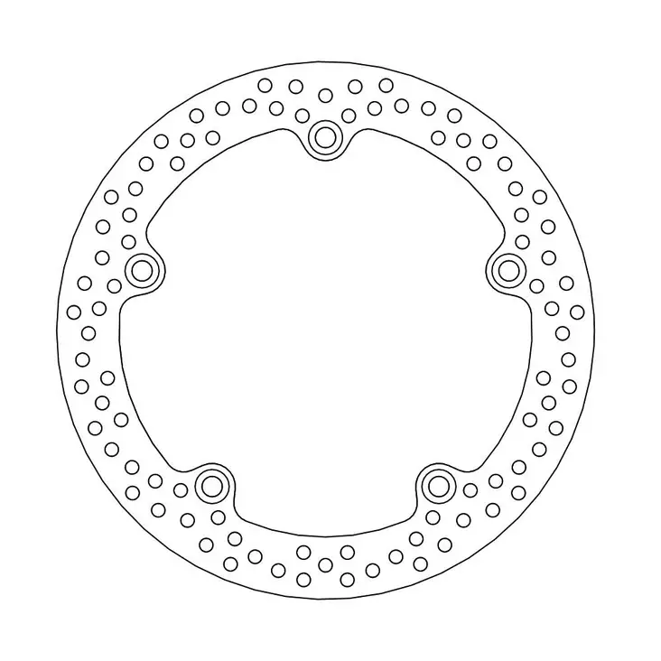 Moto-Master Halo Jarrulevy taakse BMW: R850R/GS/RT, R1100R/GS/RT/S, R1150R/GS/RT - Moottoripyörän jarrulevyt - 235-110519 - 1