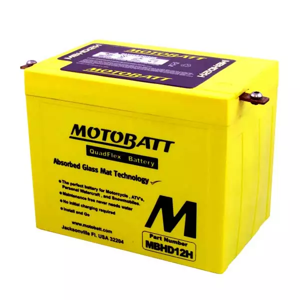 Motobatt akku, MBHD12H - Motorbattin akut - 14-529 - 1