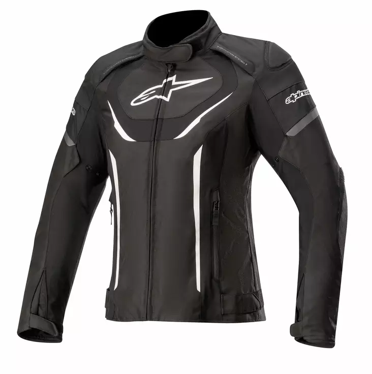 Naisten ajotakki Alpinestars T-Jaws v3, vedenpitävä, musta/valkoinen - MP Ajotakit - D279549 - 1