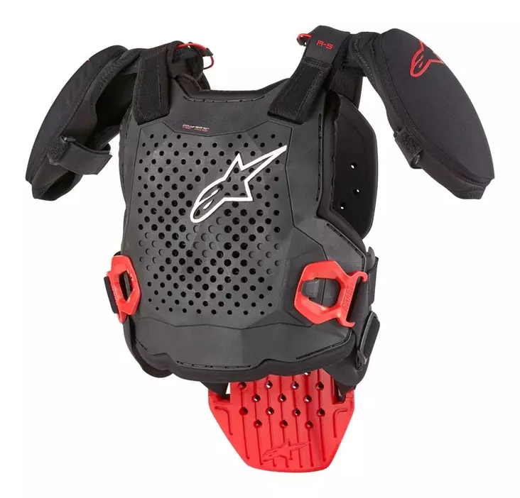 Nuorten Alpinestars rintasuoja A-5 S, musta/valkoinen/punainen - Suojapaidat - D471269 - 1