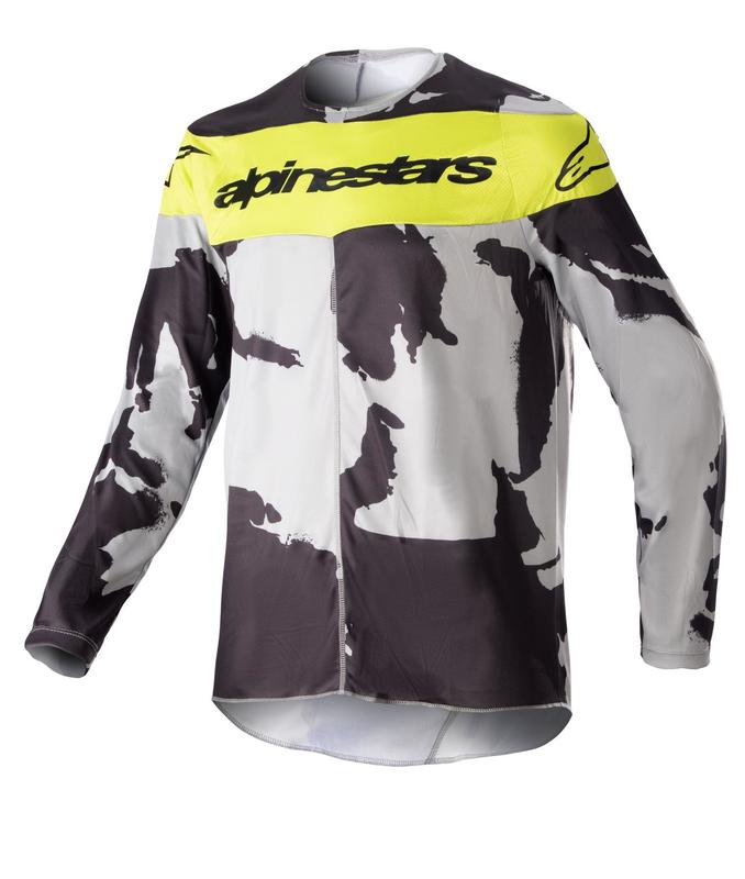 Nuorten crossipaita Alpinestars Racer Tactical, keltainen/camo - Lasten crossipaidat - D438059 - 2