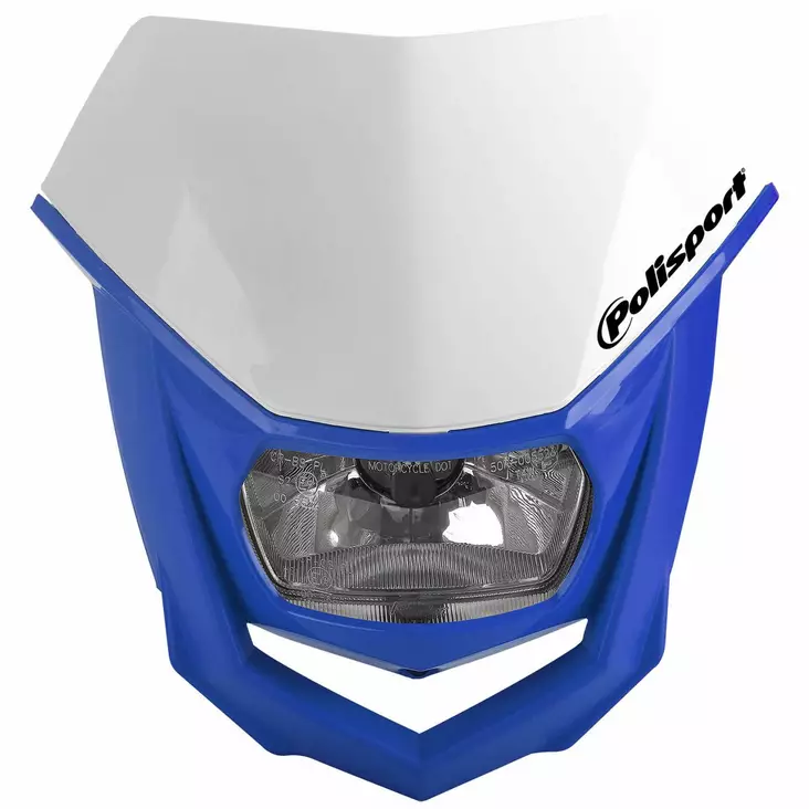 Polisport HALO Headlight White/blue - Crossipyörän valomaskit - 170-8657400039 - 1