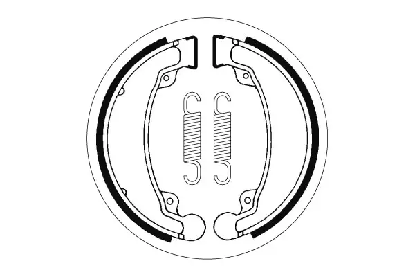 SBS Jarrukengät 2069 - Moottoripyörän jarrukengät - 23-2069 - 1