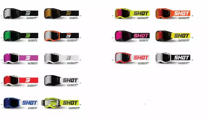 SHOT Linssi Iridium Rainbow As Assault/Iris - Ajolasien linssit - 613-9-2219-09 - 1