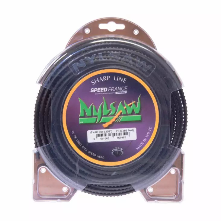 Siima speed-france: nylsaw 4,0 mm, 21 metriä - Trimmerin osat - 446-FPRO01079 - 1