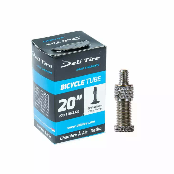 Sisärengas 20" DELI, 47/57-406, pikaventtiili 45 - Polkupyörän sisärenkaat - D-000459 - 1