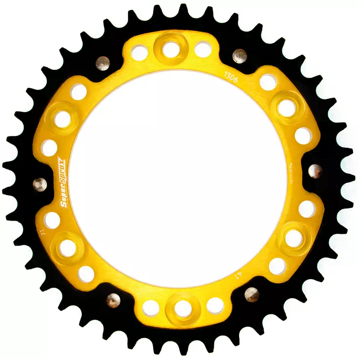 Supersprox Stealth Takaratas Kulta - Moottoripyörän takarattaat - 272-1306-RST-42-9 - 1