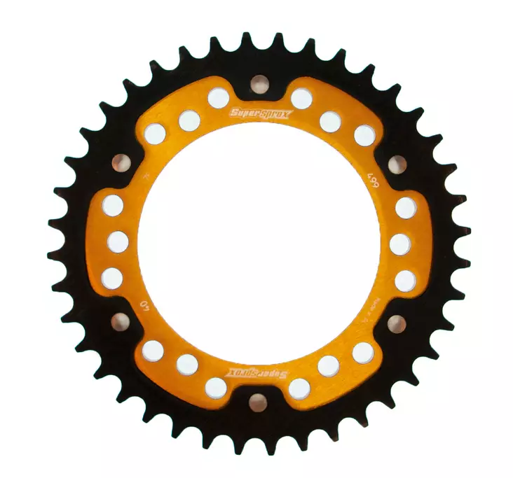 Supersprox Stealth Takaratas Kulta - Moottoripyörän takarattaat - 272-499-RST-42-9 - 1