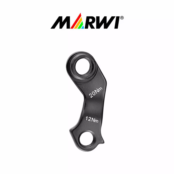 Takavaihtajan korvake marwi, gh-099, ktm 12 mm läpiakseli, kierre 1.5 - Polkupyörän korvakkeet - GH-099 - 2