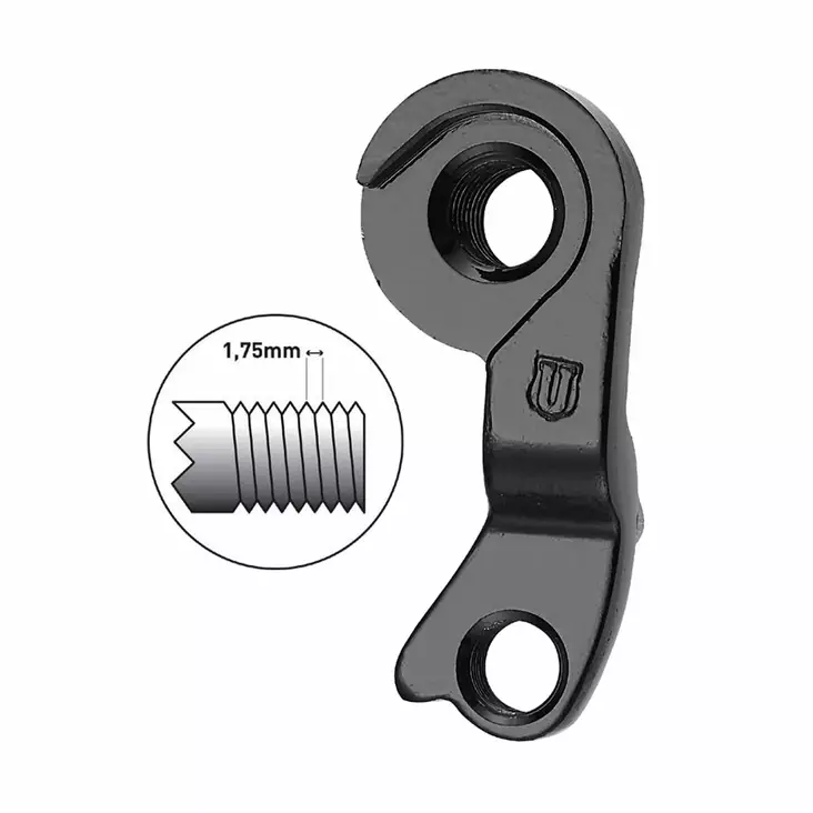 Takavaihtajan korvake marwi, gh-249, bulls (läpiakseli m12, kierre 1.75) - Polkupyörän korvakkeet - GH-249 - 1