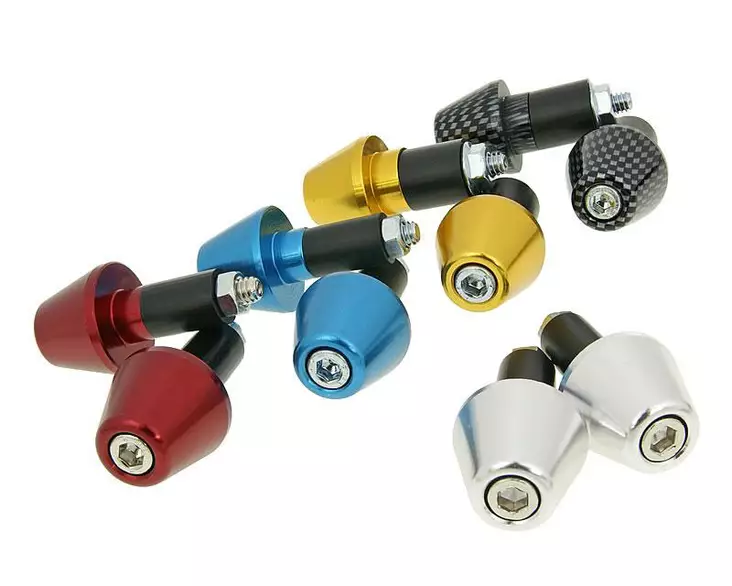 Tankopaino, 13,5mm, Carbon-kuvio - Mopon ohjaustangot ja tankopainot - 306-4924-9 - 1