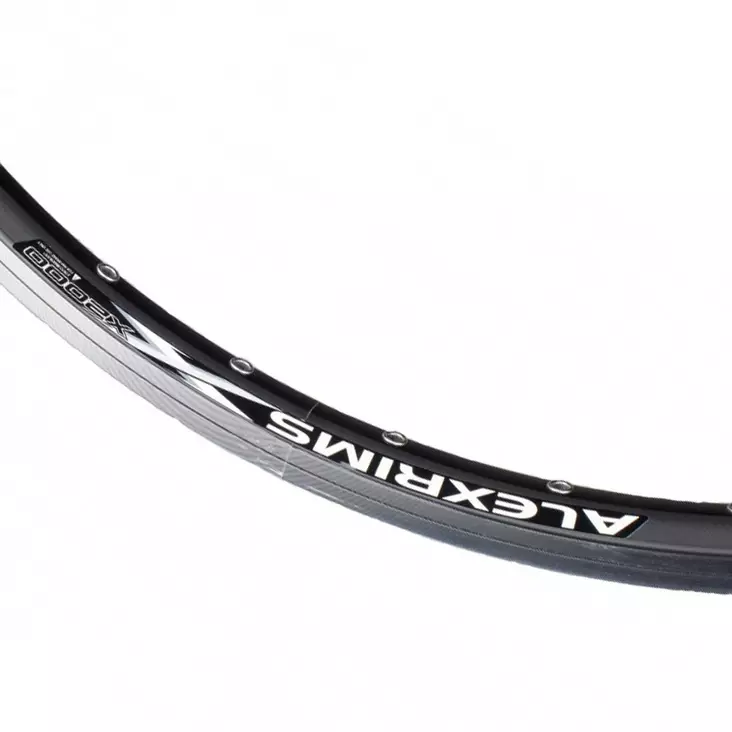 Vanne Alex 28" 19-622, x2000 32r, musta, holkitettu, koneistettu jarrupinta, al - Vanteet eteen 28"/622 - 62809 - 2