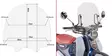 Givi Specific screen, transparent 38,5 x 40 cm (H x W) Honda Super Cub C125 (18) - Moottoripyörän tuulisuojat - 323-1168A - 1