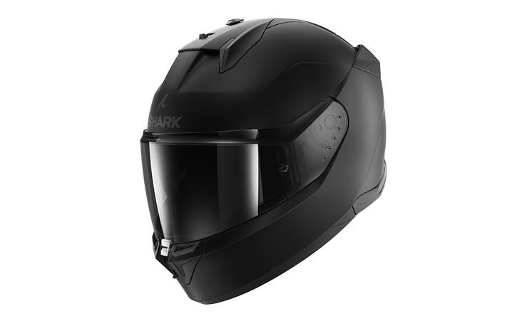 Moottoripyöräkypärä Shark D-Skwal 3, mattamusta - Umpikypärät - HE0901EKMA - 1