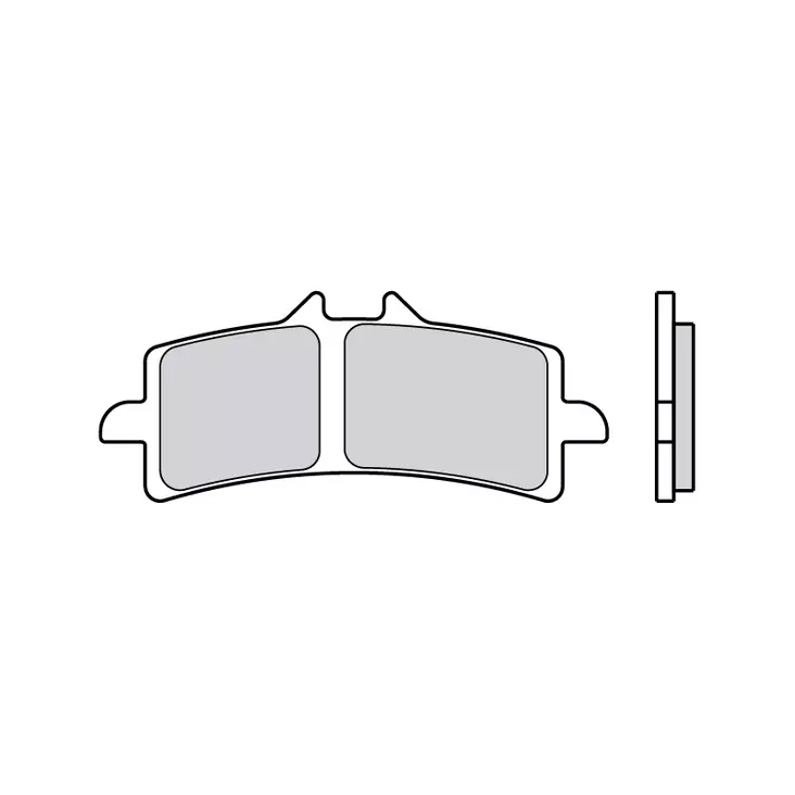 Brembo Jarrupalat Eteen Sintered Road - Moottoripyörän jarrupalat - 231-BB37SA - 1