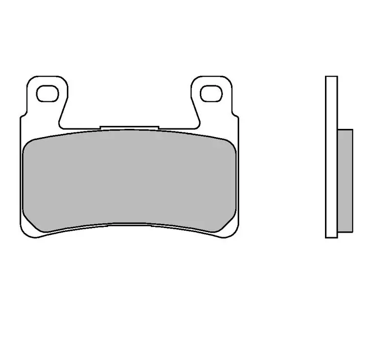 Brembo Jarrupalat Eteen Sintrattu Road 07HD20SA - Moottoripyörän jarrupalat - 231-HD20SA - 2
