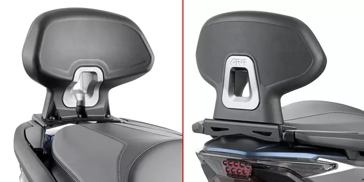 GIVI BACKREST HONDA FORZA 125 ABS - Moottoripyörän laukkujen kiinnikesarjat - 322-TB1166A - 1