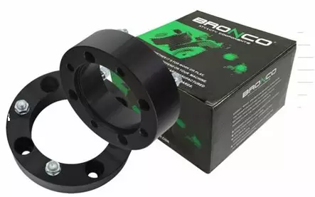 Bronco, levikepalat 1" 4/110 10mm x 1.25 pari Musta - Mönkijän mutterit ja levikepalat - 74-064110-1B - 1