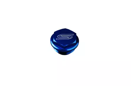 Scar Rear Brake Reservoir Cover - Ktn/Husqvarna/Sherco/Husaberg Blue color - Crossipyörän muut jarruosat - 430-5901B - 1