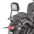 Givi Backrest black Vulcan S 650 (15-16) - Moottoripyörän laukkujen kiinnikesarjat - 322-TS4115B - 1