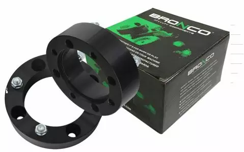 Bronco, levikepalat ATV 1" 4/136,5-10mm x 1.25 pari Musta - Mönkijän mutterit ja levikepalat - 74-064136-1B - 1