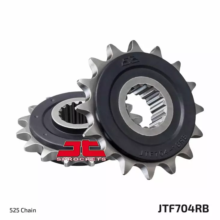JT Eturatas RB - OEM Kumivaimennettu JTF - Moottoripyörän eturattaat - 274-F704-15RB - 1