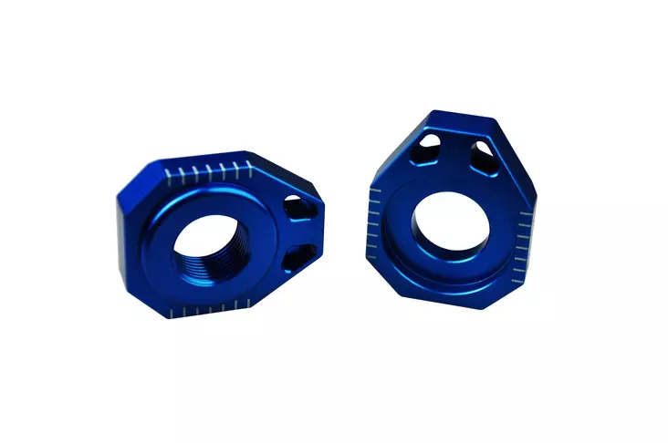 Scar Axle Blocks - Ktm/Husqv. Blue color - Crossipyörän muut runko-osat - 430-AB502B - 1
