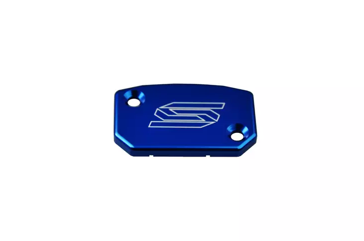 Scar Front Brake Reservoir Cover - Brembo Ktm Husaberg Husqvarna Sherco Blue col - Crossipyörän muut jarruosat - 430-5801B - 1