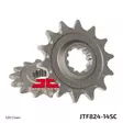 JT Eturatas SC - Itsepuhdistuva JTF824.13SC - Moottoripyörän eturattaat - 274-F824-13SC - 1