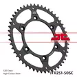 JT Takaratas SC - Itsepuhdistuva JTR251.50SC - Crossipyörän takarattaat - 274-R251-50SC - 1