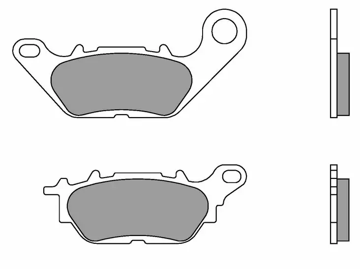 Brembo Jarrupalat Carbon Ceramic 07YA28CC - Moottoripyörän jarrupalat - 231-YA28CC - 2