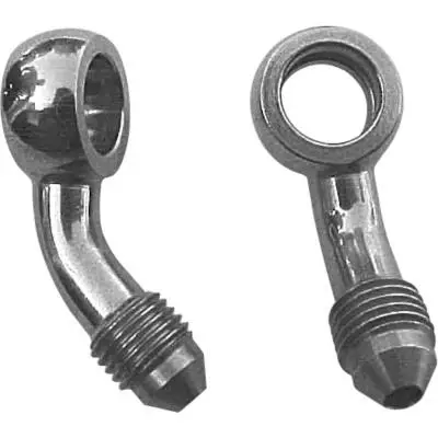 Goodridge Banjoliitin 45° SS - Moottoripyörän jarruletkut - 6-8-594-03C - 1