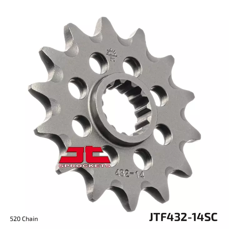 JT Eturatas SC - Itsepuhdistuva JTF432.14SC - Moottoripyörän eturattaat - 274-F432-14SC - 1