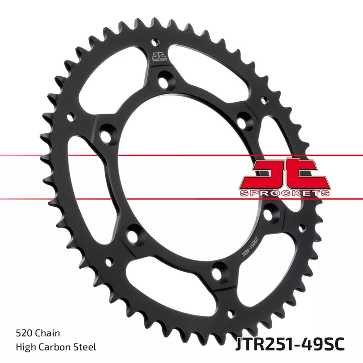 JT Takaratas SC - Itsepuhdistuva JTR251.49SC - Crossipyörän takarattaat - 274-R251-49SC - 1