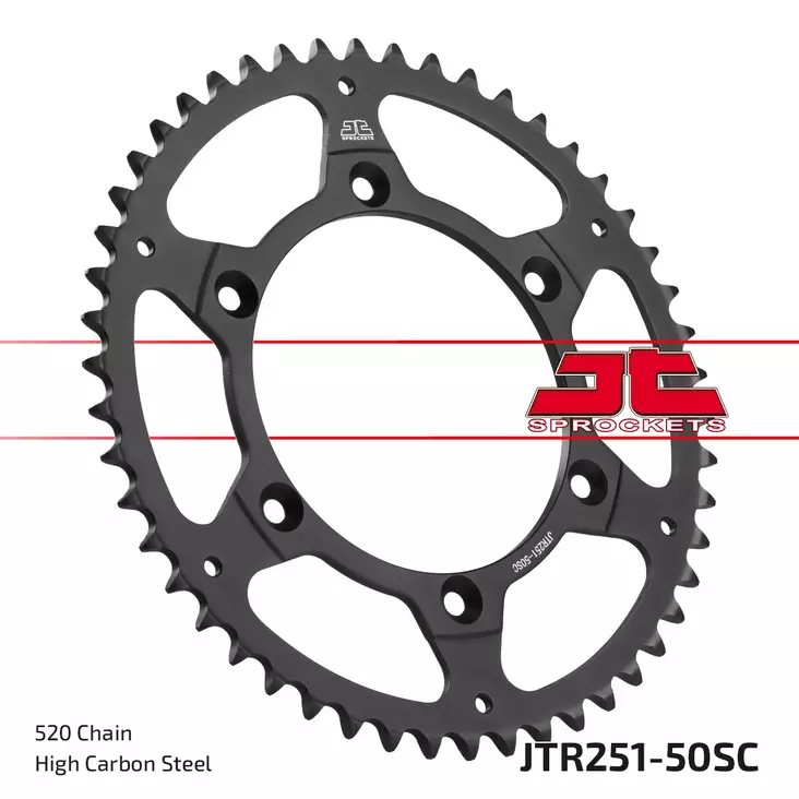 JT Takaratas SC - Itsepuhdistuva JTR251.50SC - Crossipyörän takarattaat - 274-R251-50SC - 1
