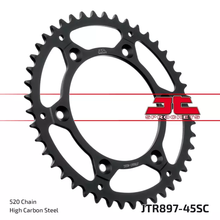 JT Takaratas SC - Itsepuhdistuva JTR897.45SC - Crossipyörän takarattaat - 274-R897-45SC - 1