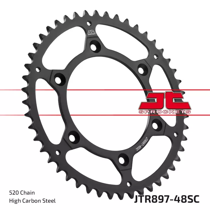 JT Takaratas SC - Itsepuhdistuva JTR897.48SC - Crossipyörän takarattaat - 274-R897-48SC - 1