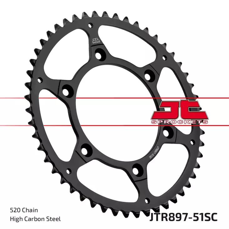 JT Takaratas SC - Itsepuhdistuva JTR897.51SC - Crossipyörän takarattaat - 274-R897-51SC - 1
