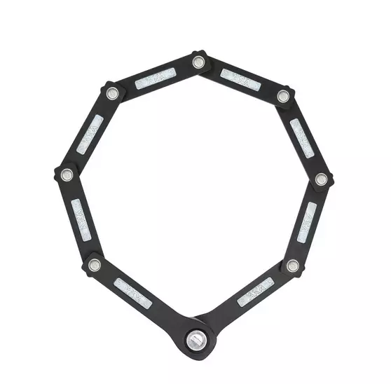 Linkkulukko Axa Fold Lite 100, taitettava pituus 100cm, musta - Polkupyörän lukot ja osat - 59841095SC - 1