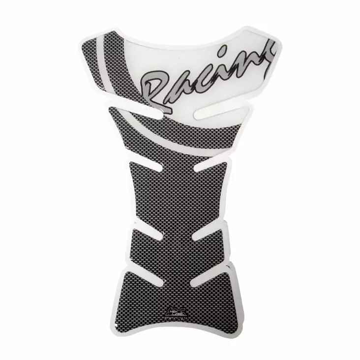 Tankkitarra RACING vaalea carbon 145x195mm - Moottoripyörän tankinsuojat - CSDEDRAC - 1