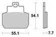 SBS Jarrupalat Ceramic 191HF - Moottoripyörän jarrupalat - 23-191HF - 1