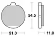 SBS Jarrupalat Ceramic 530HF - Moottoripyörän jarrupalat - 23-530HF - 1