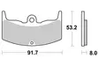 SBS Jarrupalat Ceramic 552HF - Moottoripyörän jarrupalat - 23-552HF - 1