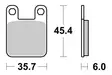 SBS Jarrupalat Ceramic 559HF - Moottoripyörän jarrupalat - 23-559HF - 1
