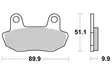 SBS Jarrupalat Ceramic 561HF - Moottoripyörän jarrupalat - 23-561HF - 1