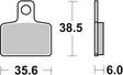 SBS Jarrupalat Ceramic 803HF - Moottoripyörän jarrupalat - 23-803HF - 1