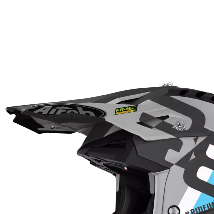 Airoh Aviator 3 Lippa Rainbow antrasiitt - Kypärien varaosat - 57-9-AV3R35F - 1