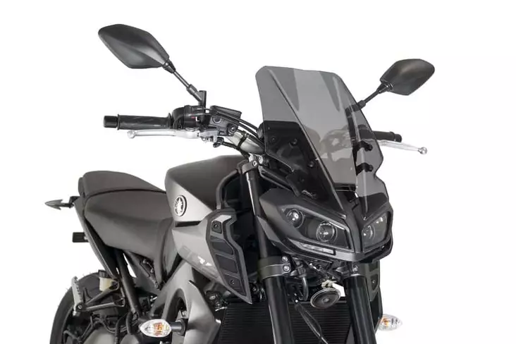 Puig Windshield N.G. Touring Yamaha Mt09 17-18' C/Fume - Moottoripyörän tuulisuojat - 33-9377F - 1