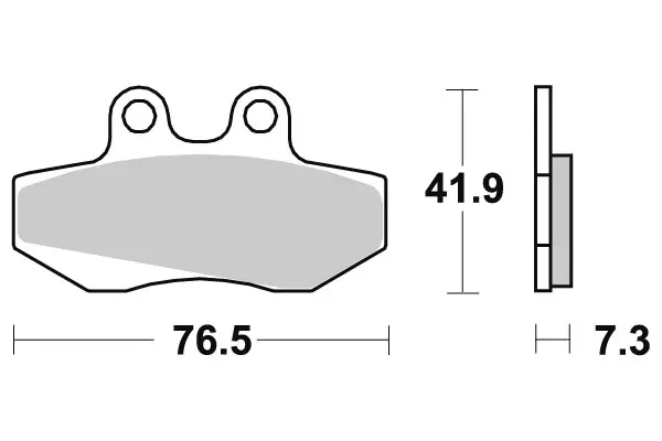 SBS Jarrupalat Ceramic 148HF - Moottoripyörän jarrupalat - 23-148HF - 1